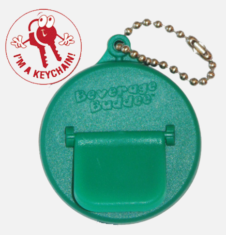 Beverage Buddee - Keychain - Green