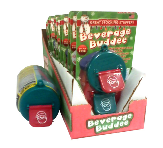 Beverage Buddee - Christmas - Shipper Display - 2 Pack - 12 Count