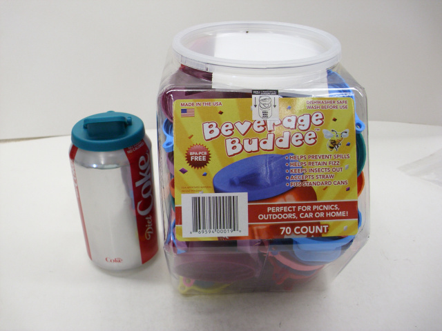Beverage Buddee - Standard - Plastic Tub - 70 Count