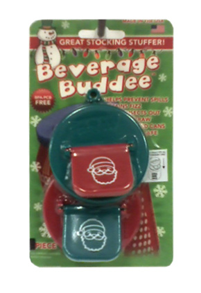 Beverage Buddee - Christmas - Peg Board - 2 Pack