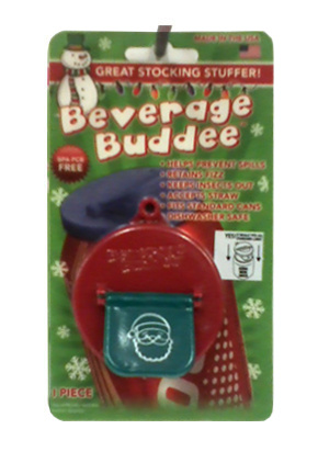Beverage Buddee - Christmas - Peg Board - 1 Pack